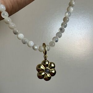 Gorjana Necklace with Flower Charm